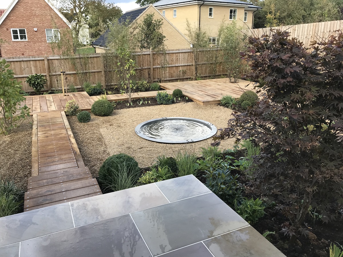 Landscape transformation, Saxmundham, Suffolk