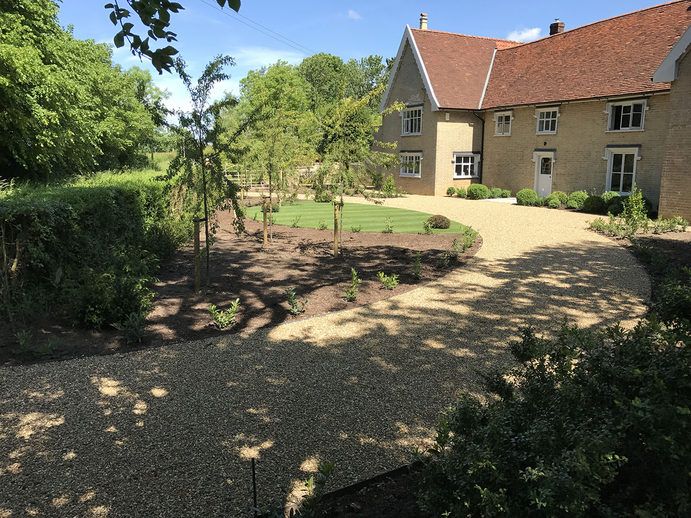 Badingham, Suffolk, stunning driveway transformation